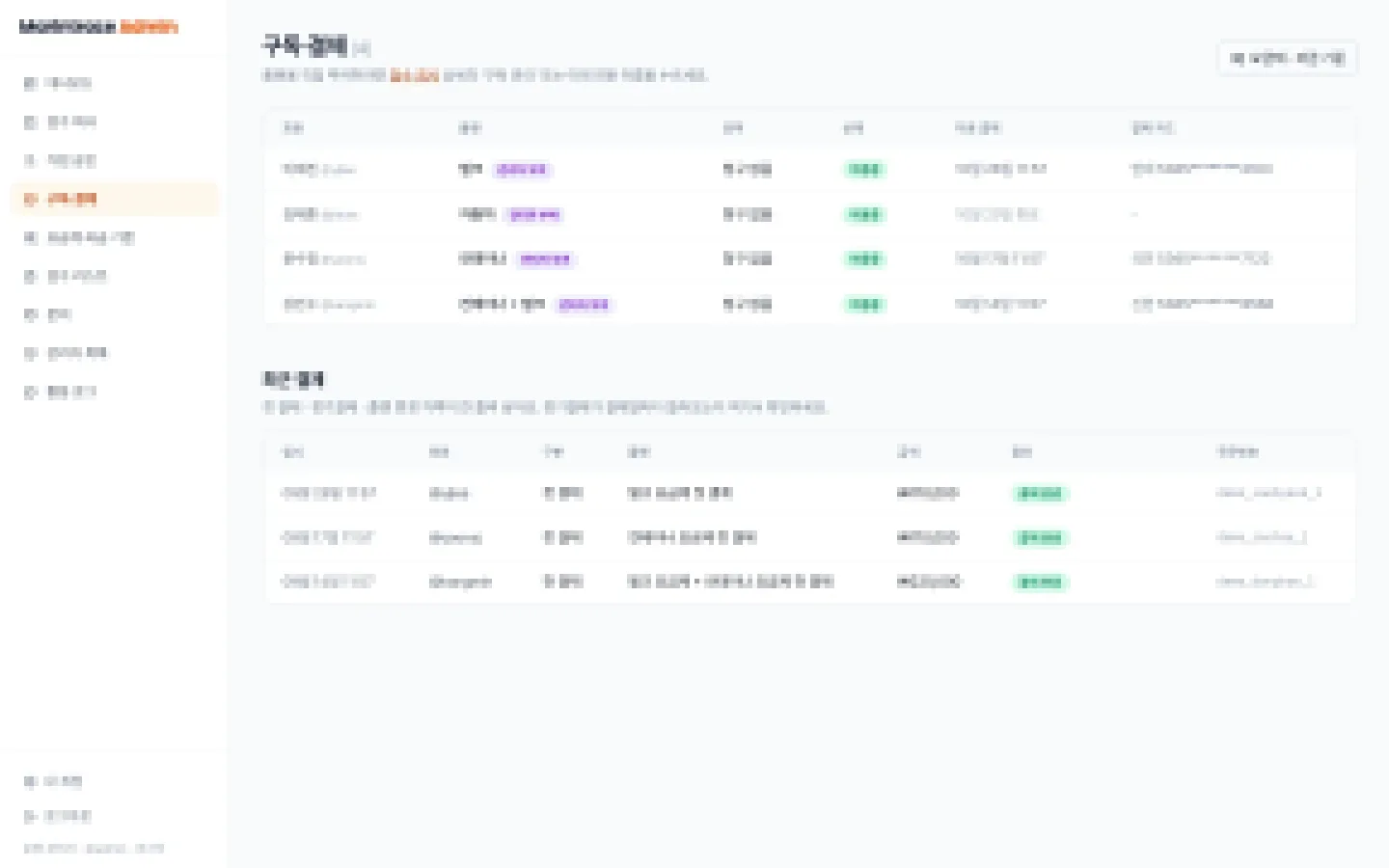 헤이제임스가 만든 Vision AI 해상검수 서비스 구독·결제 현황